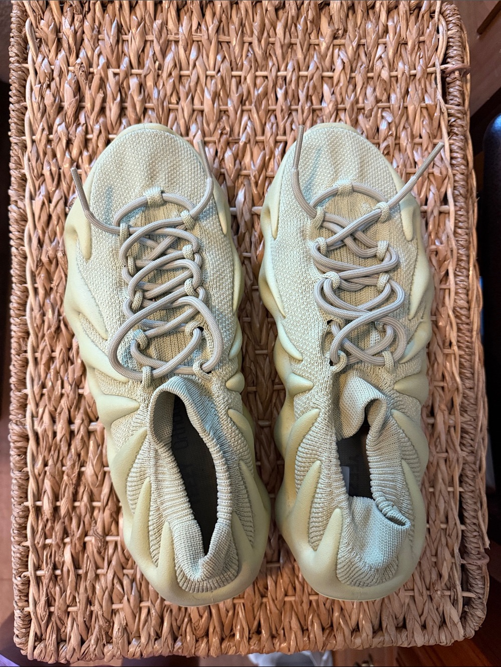 Adidas Yeezy 450 Light Olive Sneakers